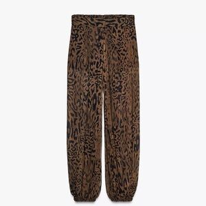 Zara leopard balloon pants